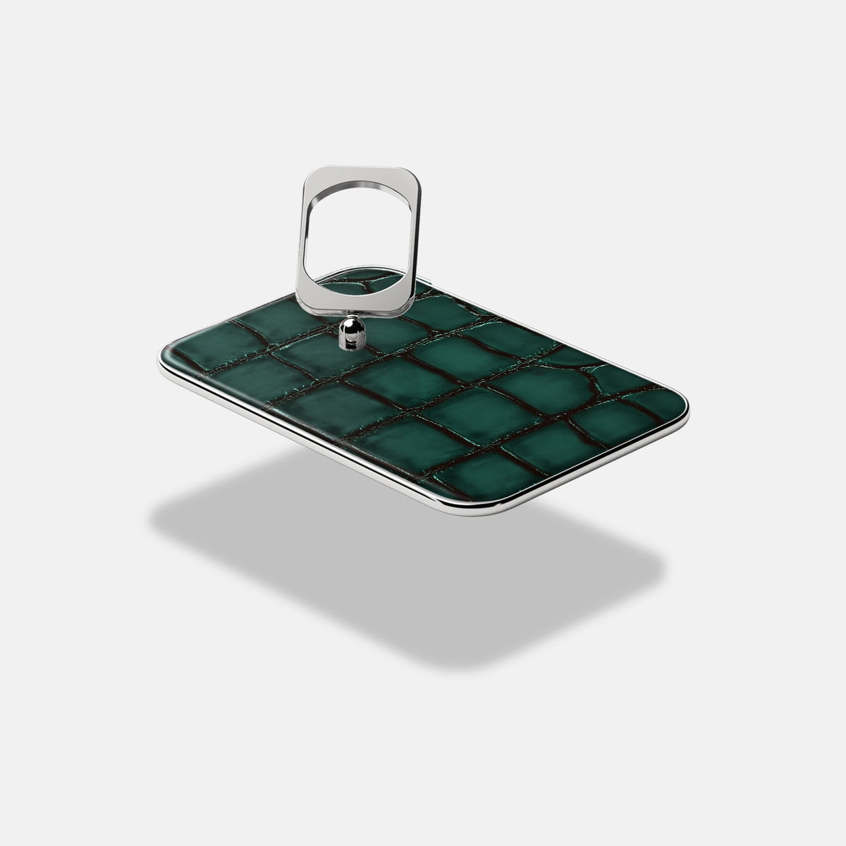 MagSafe Ring For iPhone 18 Pro Max In Patina Alligator -4 | Green-Steel