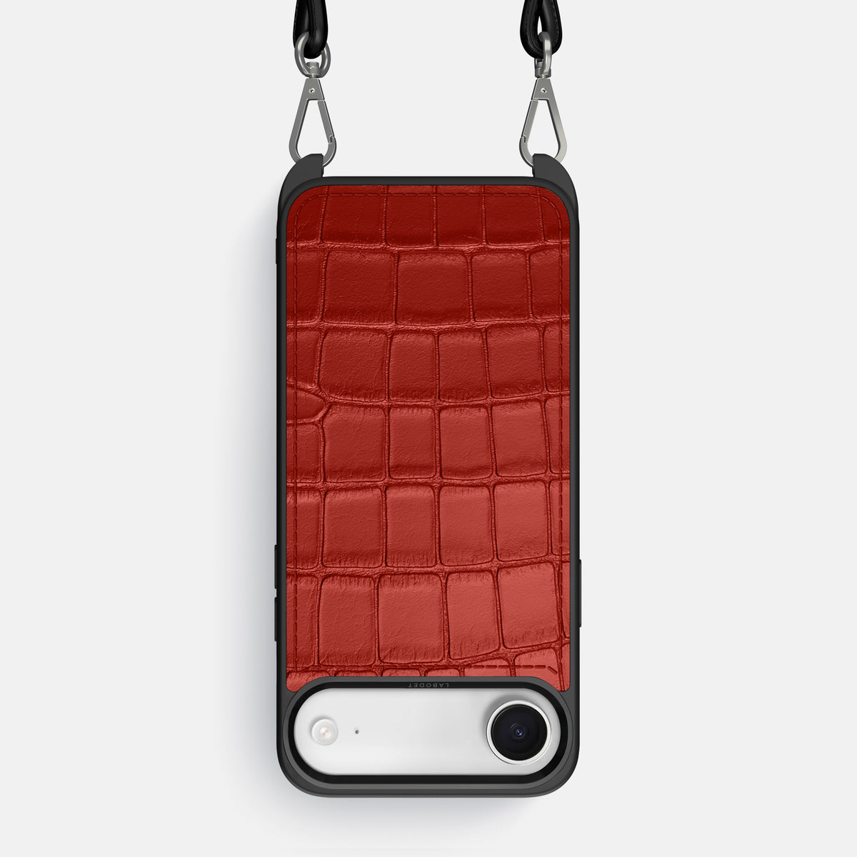Crossbody Sport Case For iPhone 17 Air In Alligator -1 | Red