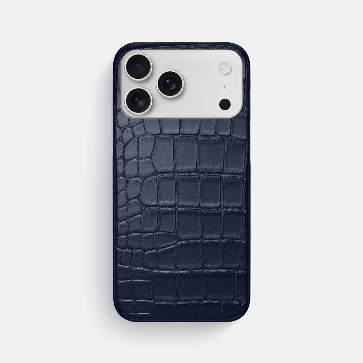 Slim Case For iPhone 17 Pro Max In Alligator -1 | Navy-Blue