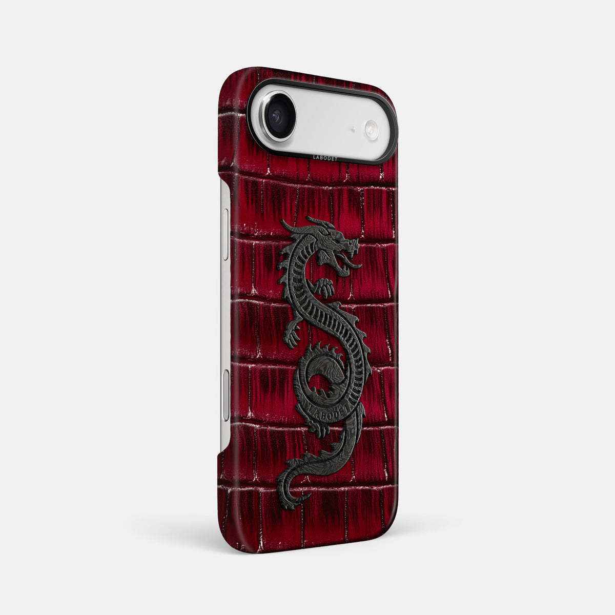 Classic Case With Carbon Dragon For iPhone 17 Air In Patina Alligator -2 | Havana-Burgundy-Black