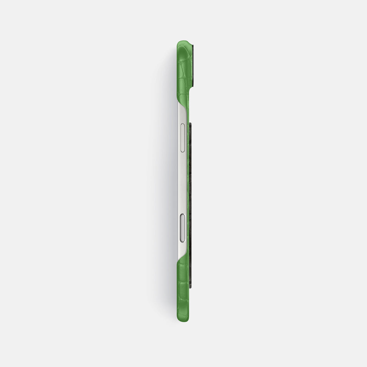 Classic Case With Carbon Dragon For iPhone 17 Air In Alligator -3 | Apple-Green-Black