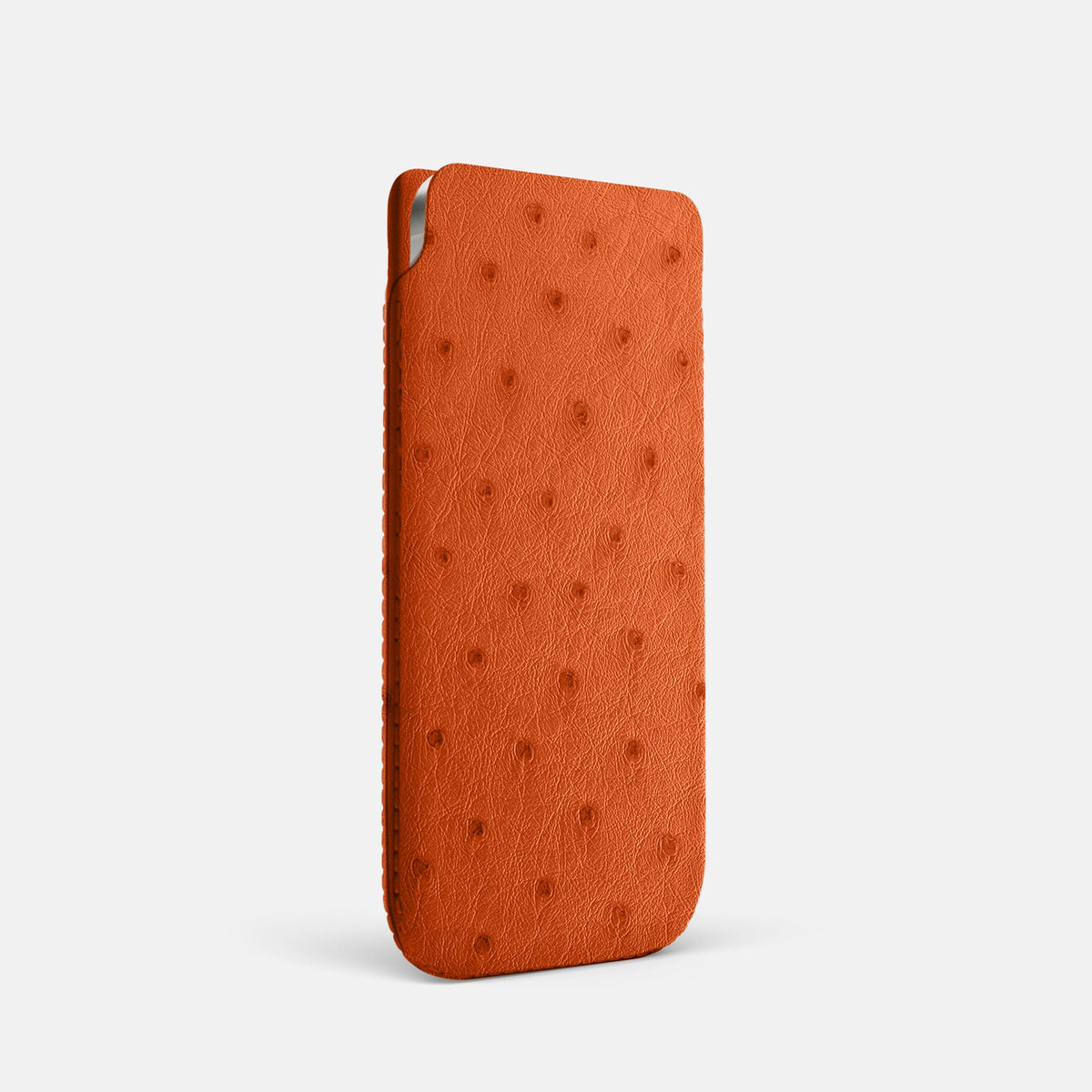 Pouch Case For iPhone 18 Pro In Ostrich -2 | Orange