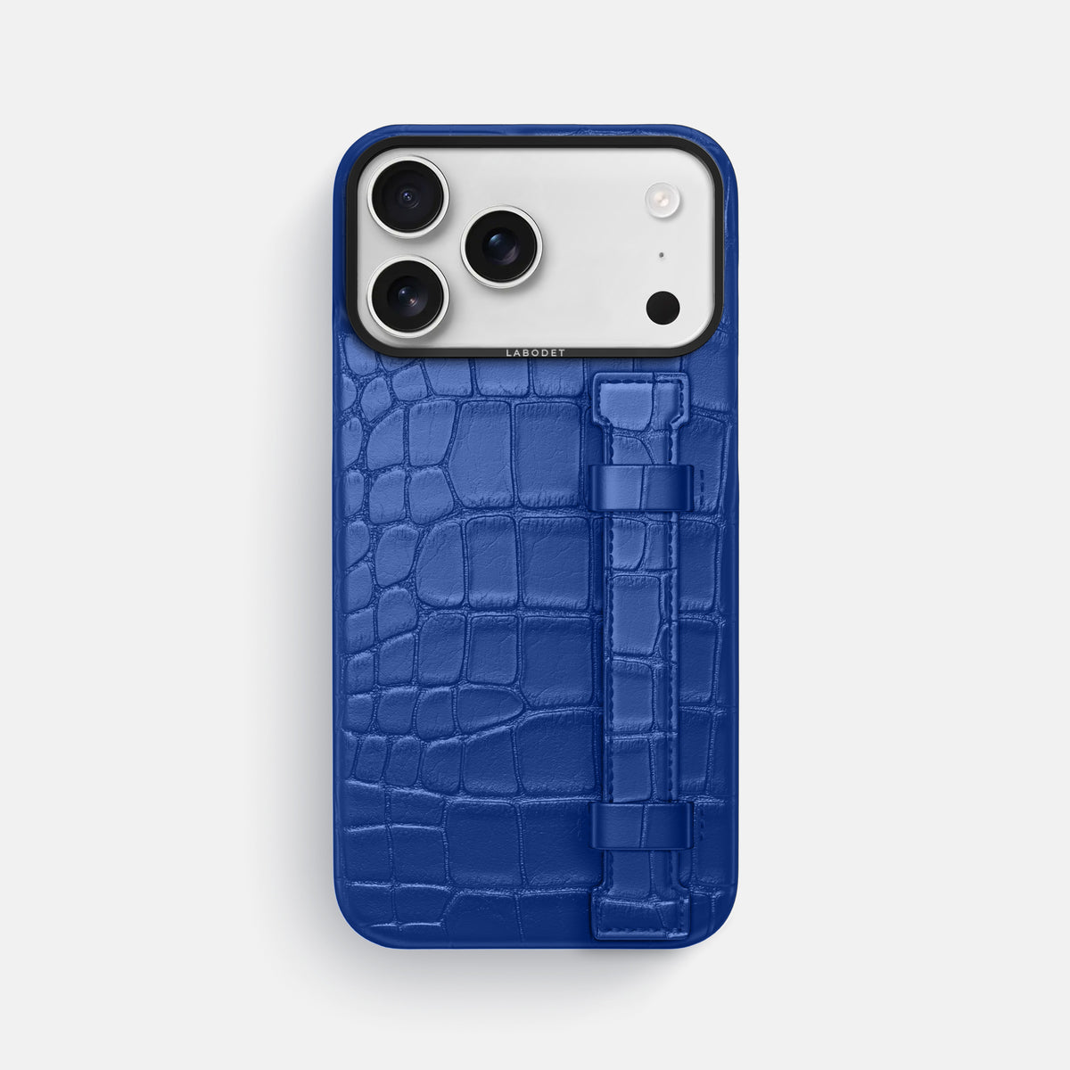 Handle Case For iPhone 17 Pro Max In Alligator -1 | Royal-Blue-Black