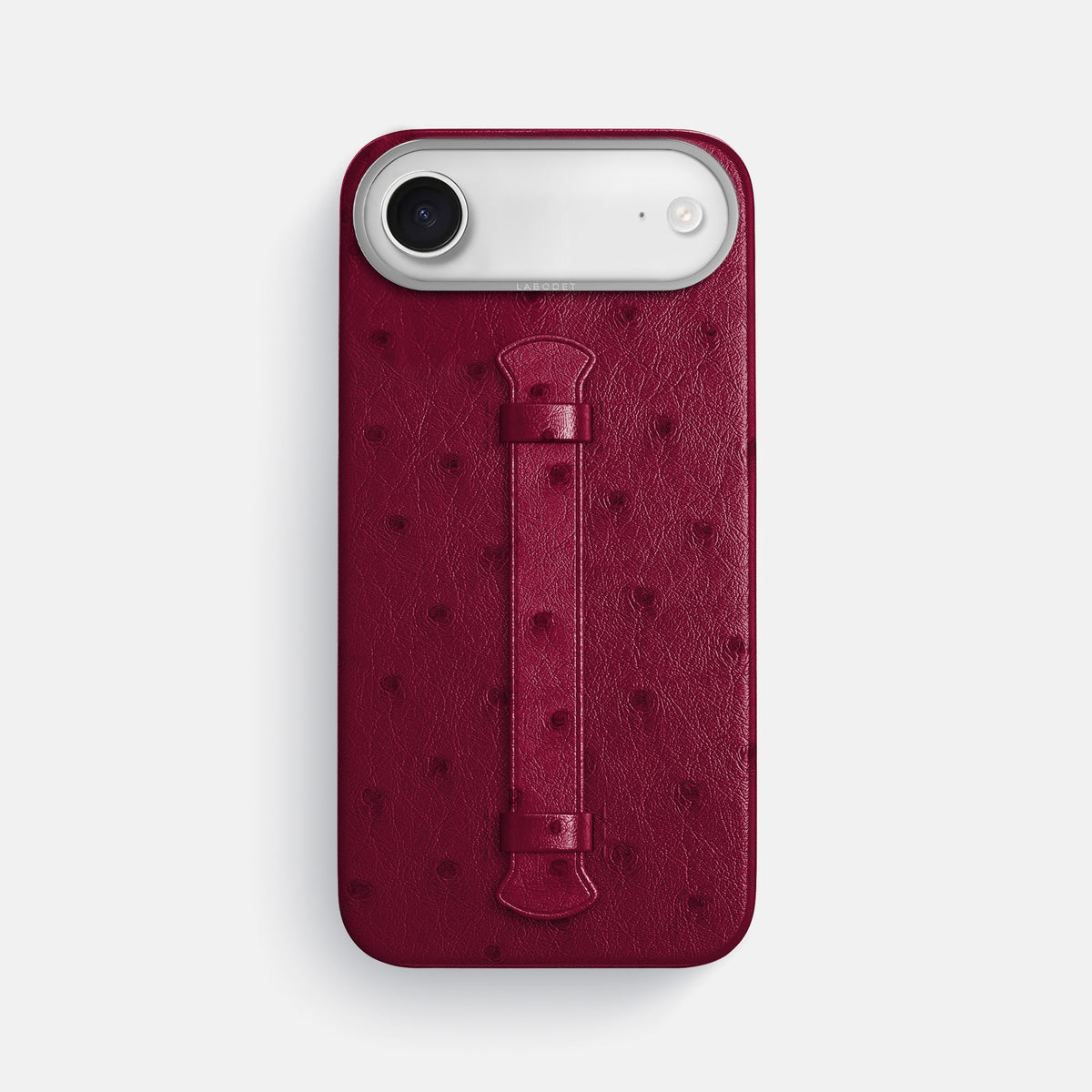 Center Handle For iPhone 17 Air In Ostrich -1 | Bordeaux-Steel