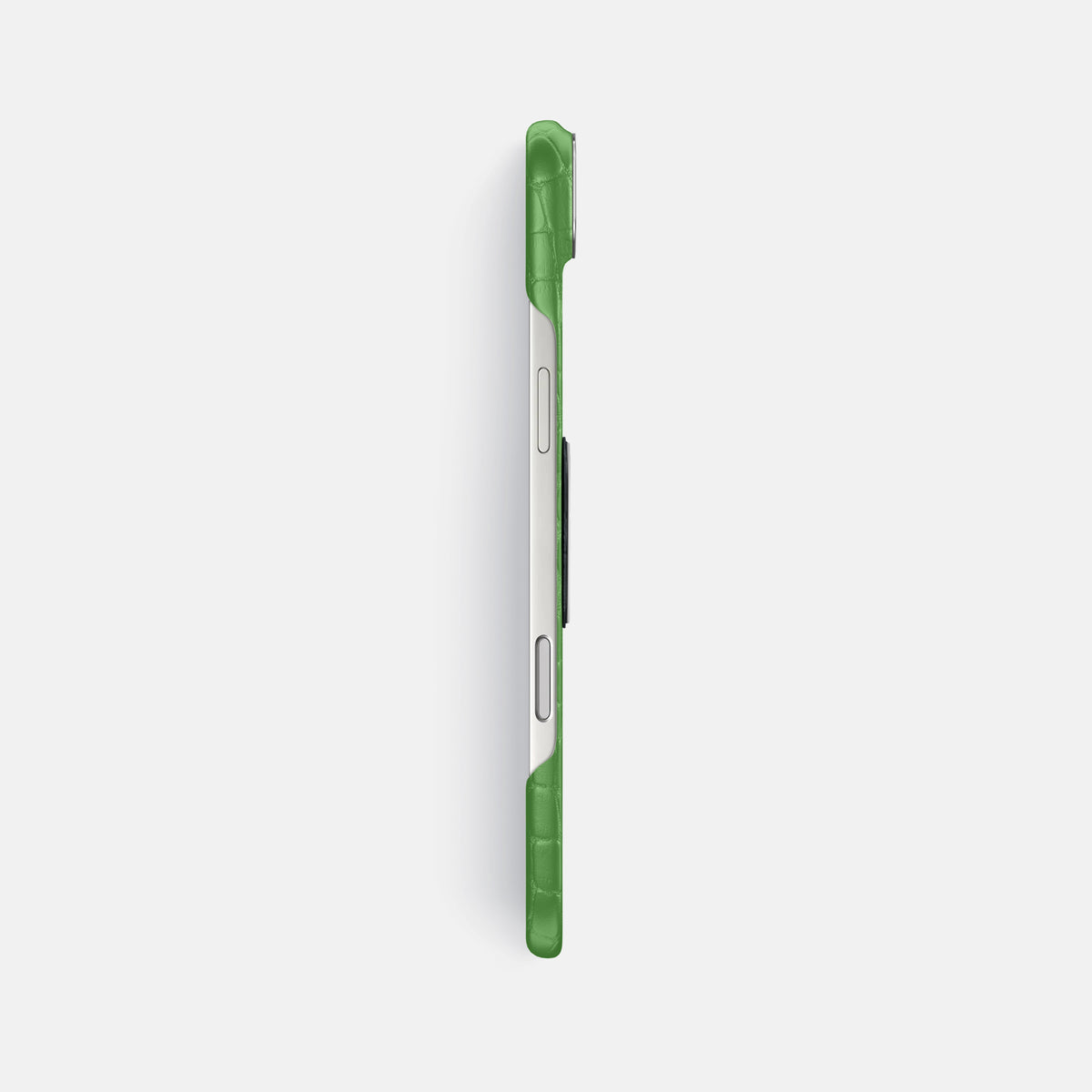 Classic Case With Titanium Skull For iPhone 17 Air In Alligator -3 | Apple-Green-Steel