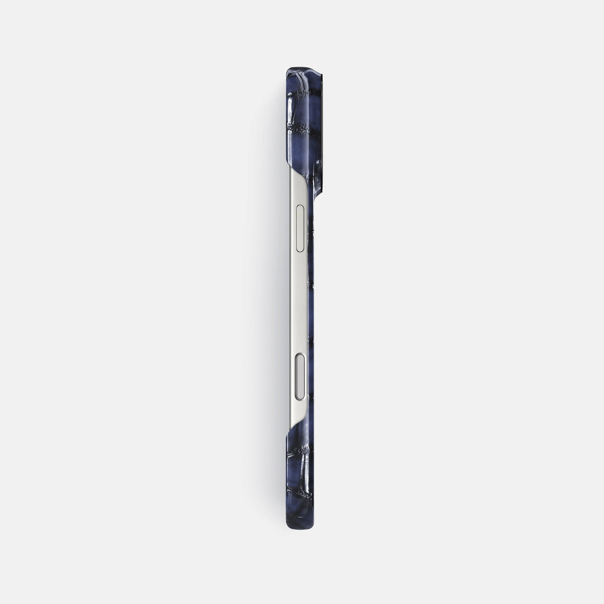 Classic Case For iPhone 18 Pro Max In Patina Alligator -3 | Havana-Blue-Black