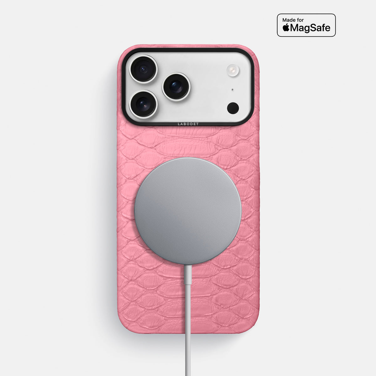 Classic Case For iPhone 17 Pro Max In Python -5 | Pink-Black