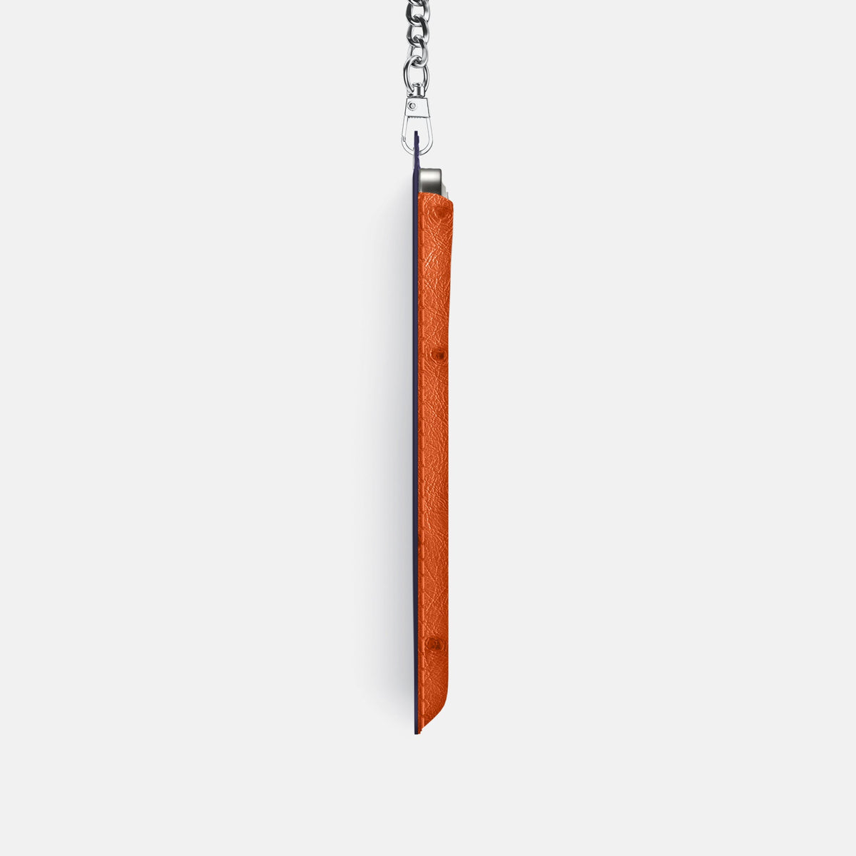 Crossbody Bag For iPhone 18 Pro In Ostrich -4 | Orange-Steel