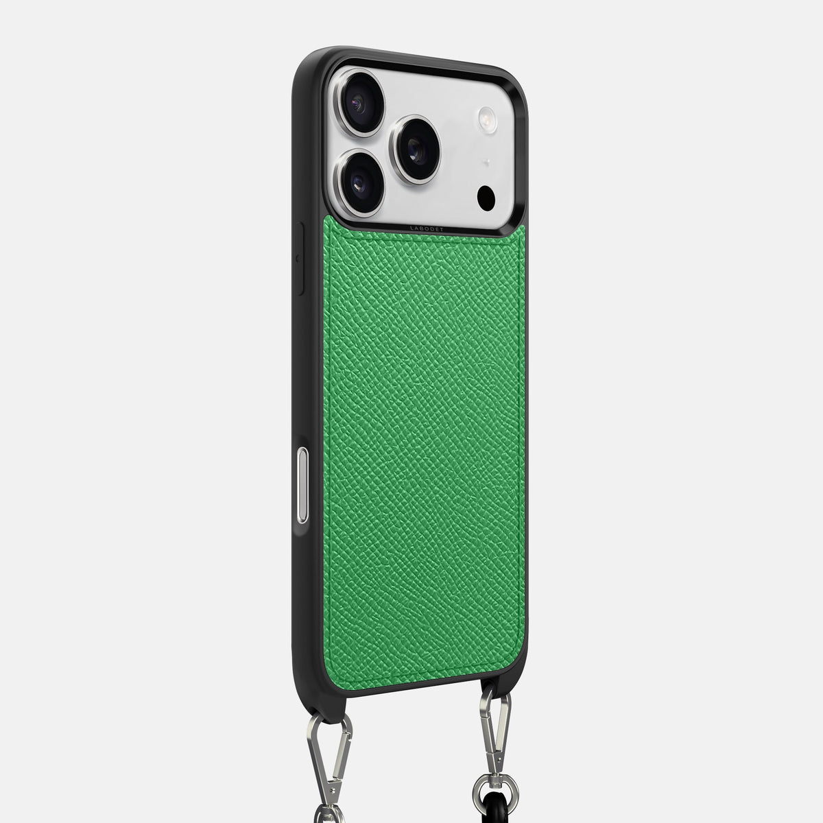 Crossbody Sport Case For iPhone 18 Pro Max In Epsom-Style Calf -2 | Grass-Green