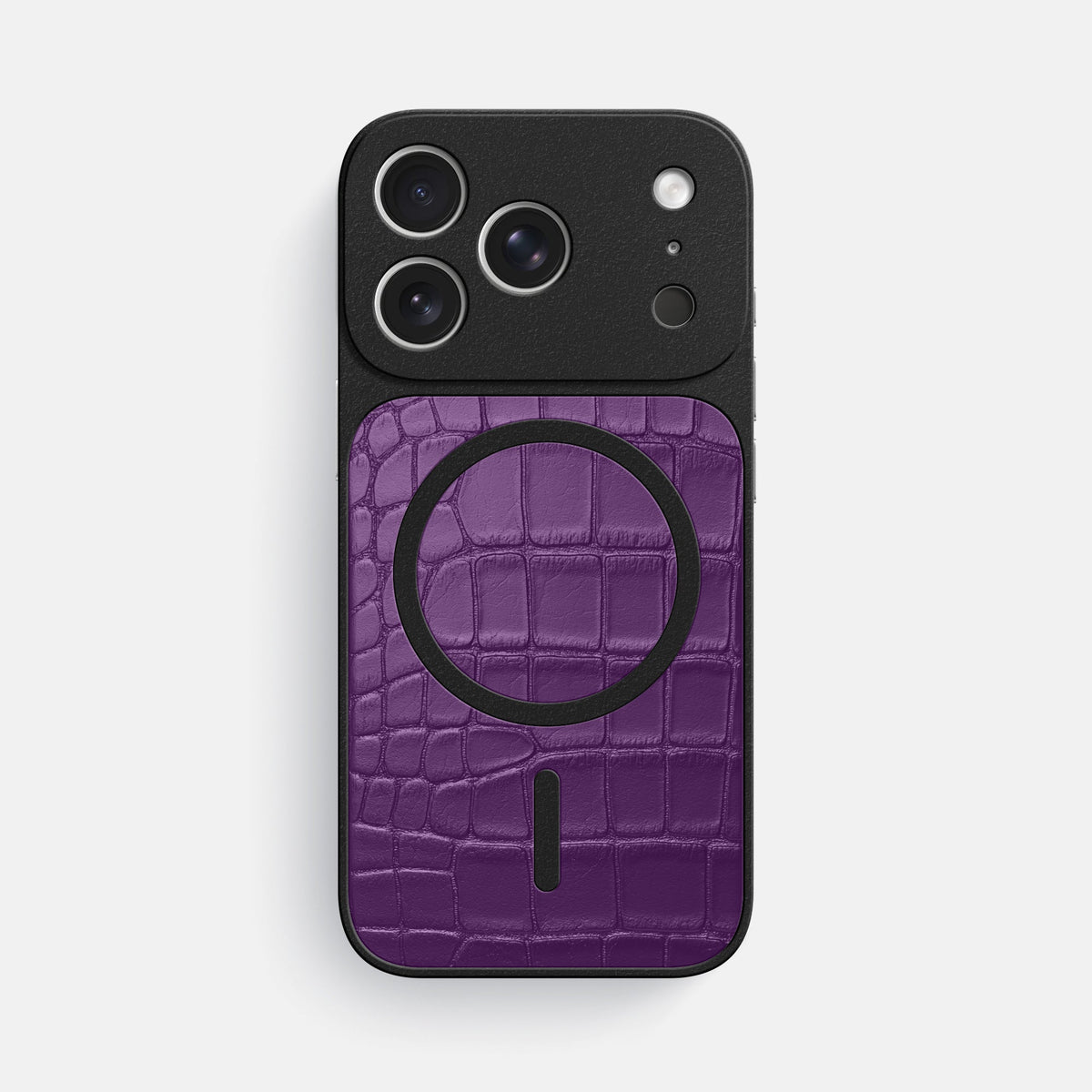 MagSafe Mask For iPhone 18 Pro Max In Alligator -3 | Purple
