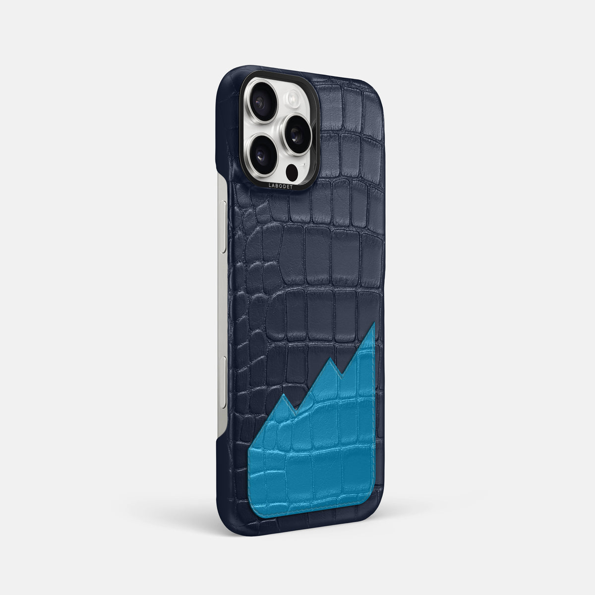 Classic Case With UpOnly For iPhone 16 Pro Max In Alligator -2 | Navy-Blue-Black