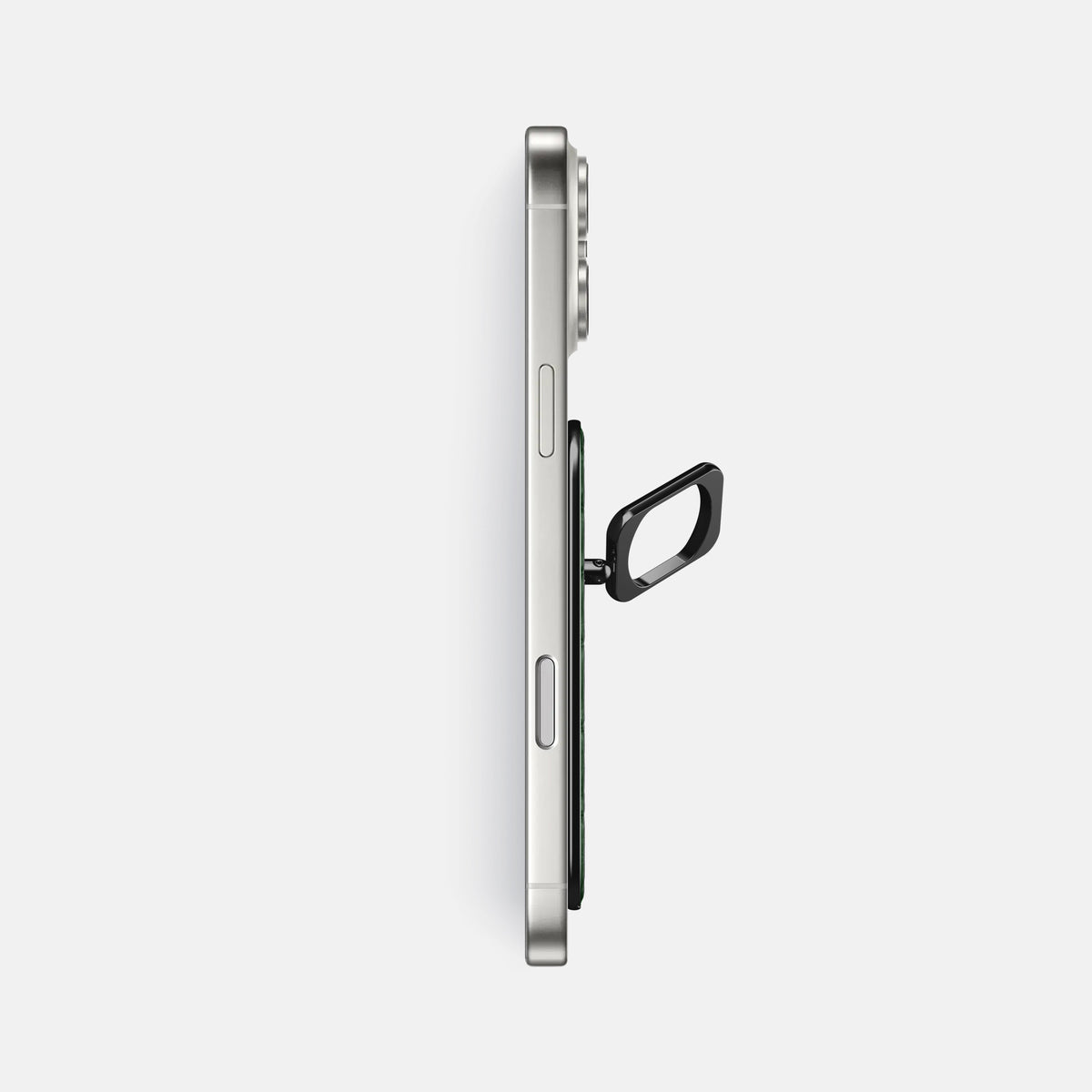 MagSafe Ring For iPhone 17 Pro Max In Calf -3 | Dark-Green-Black