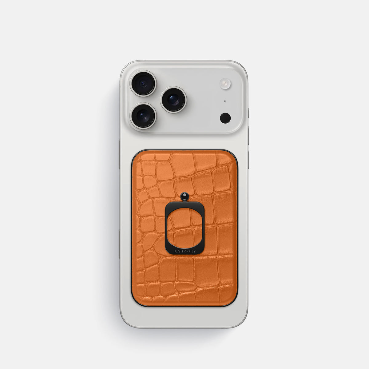 MagSafe Ring For iPhone 17 Pro In Alligator -1 | Orange-Black