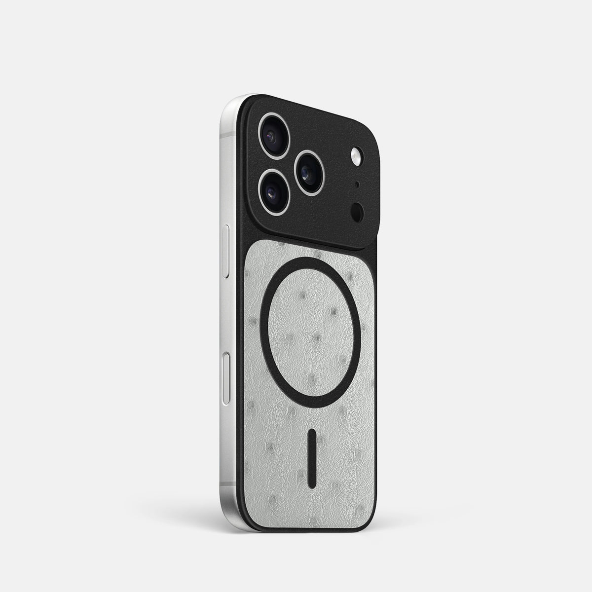 MagSafe Mask For iPhone 17 Pro In Ostrich -2 | White
