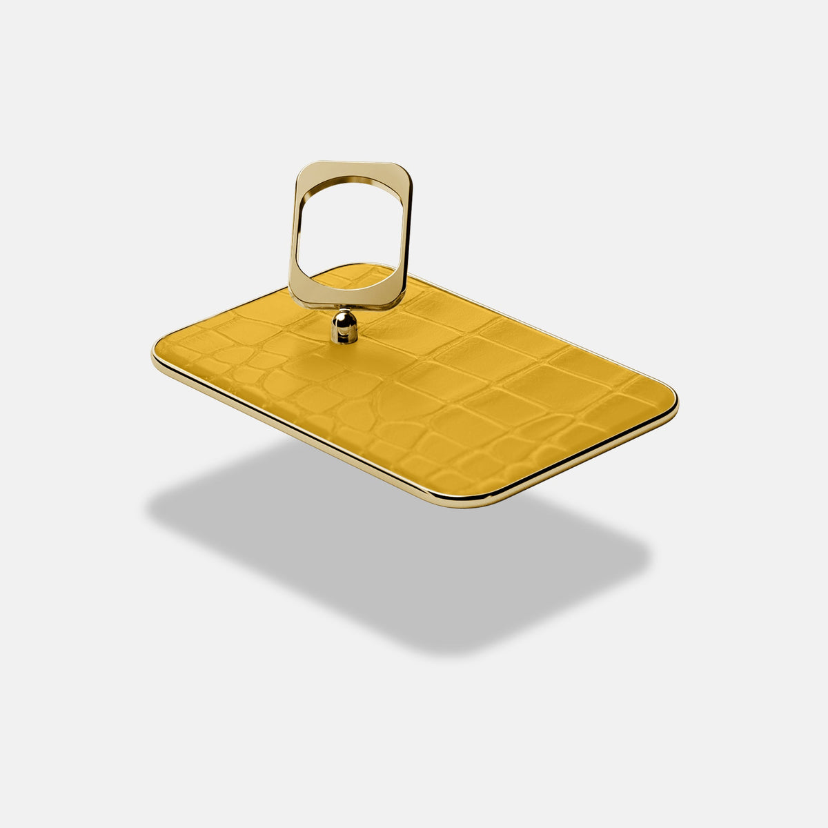 MagSafe Ring For iPhone 18 Pro Max In Alligator -4 | Yellow-Gold