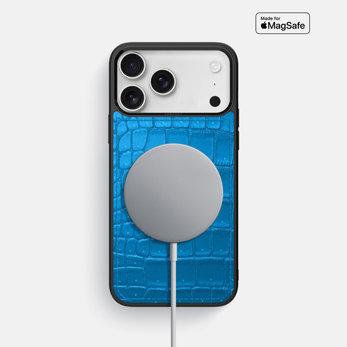 Sport Case For iPhone 18 Pro Max In Porosus Crocodile -5 | Blue-Lagoon