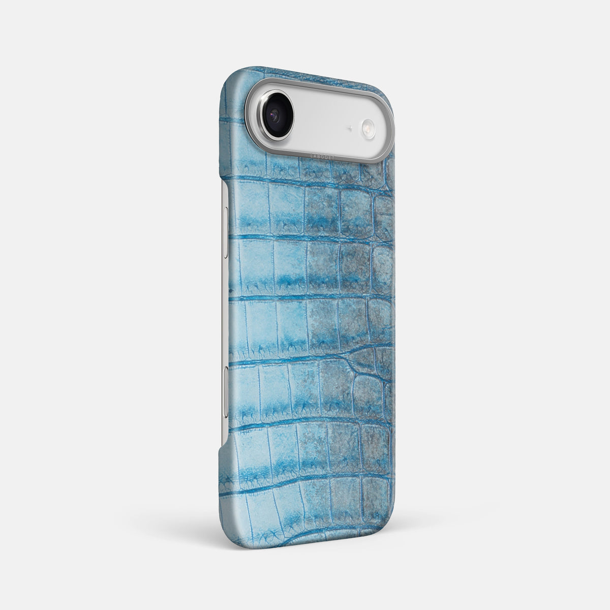 Classic Case For iPhone 17 Air In Himalayan Crocodile -2 | Ice-Blue-Steel