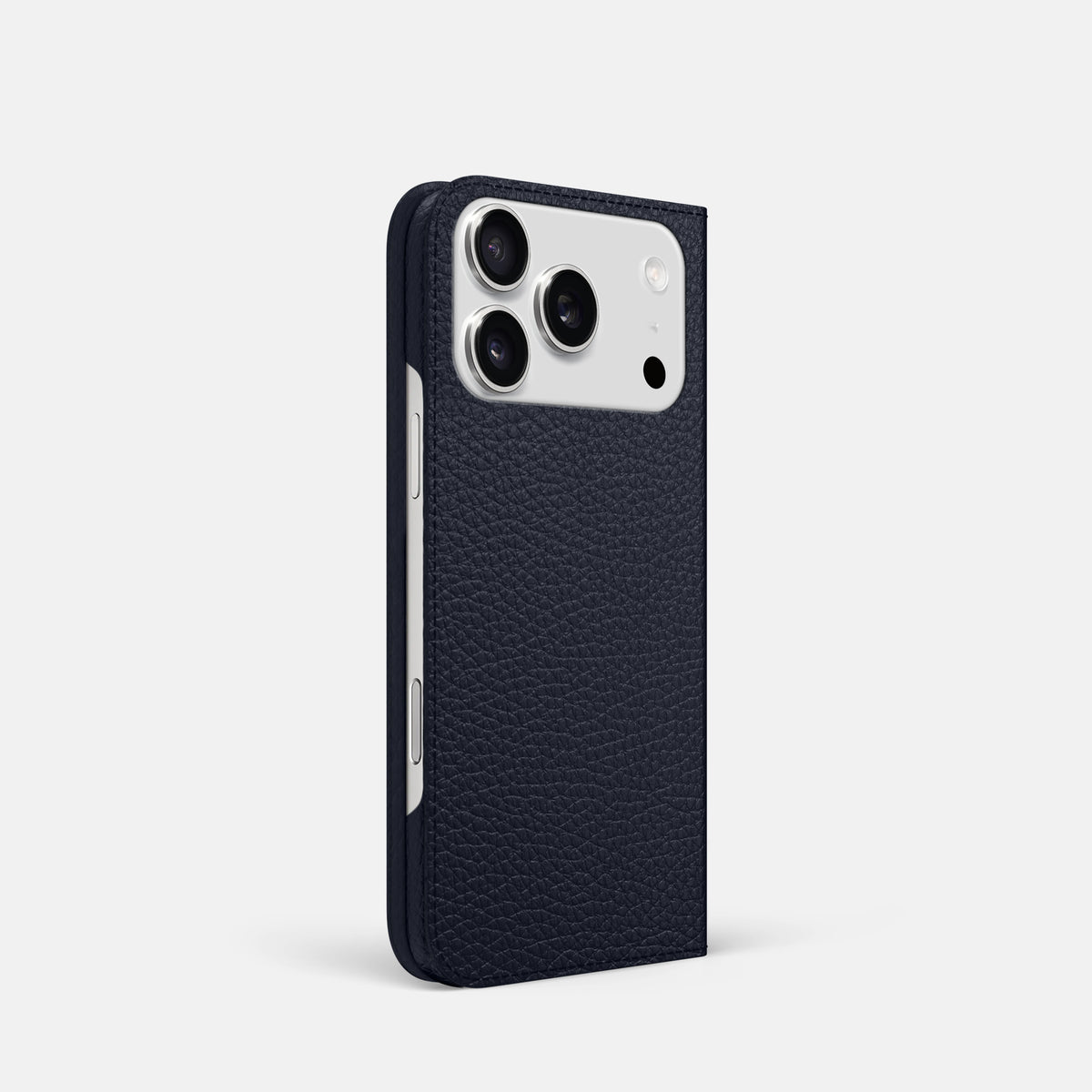 Folio Slim Case For iPhone 17 Pro In Calf -1 | Marine