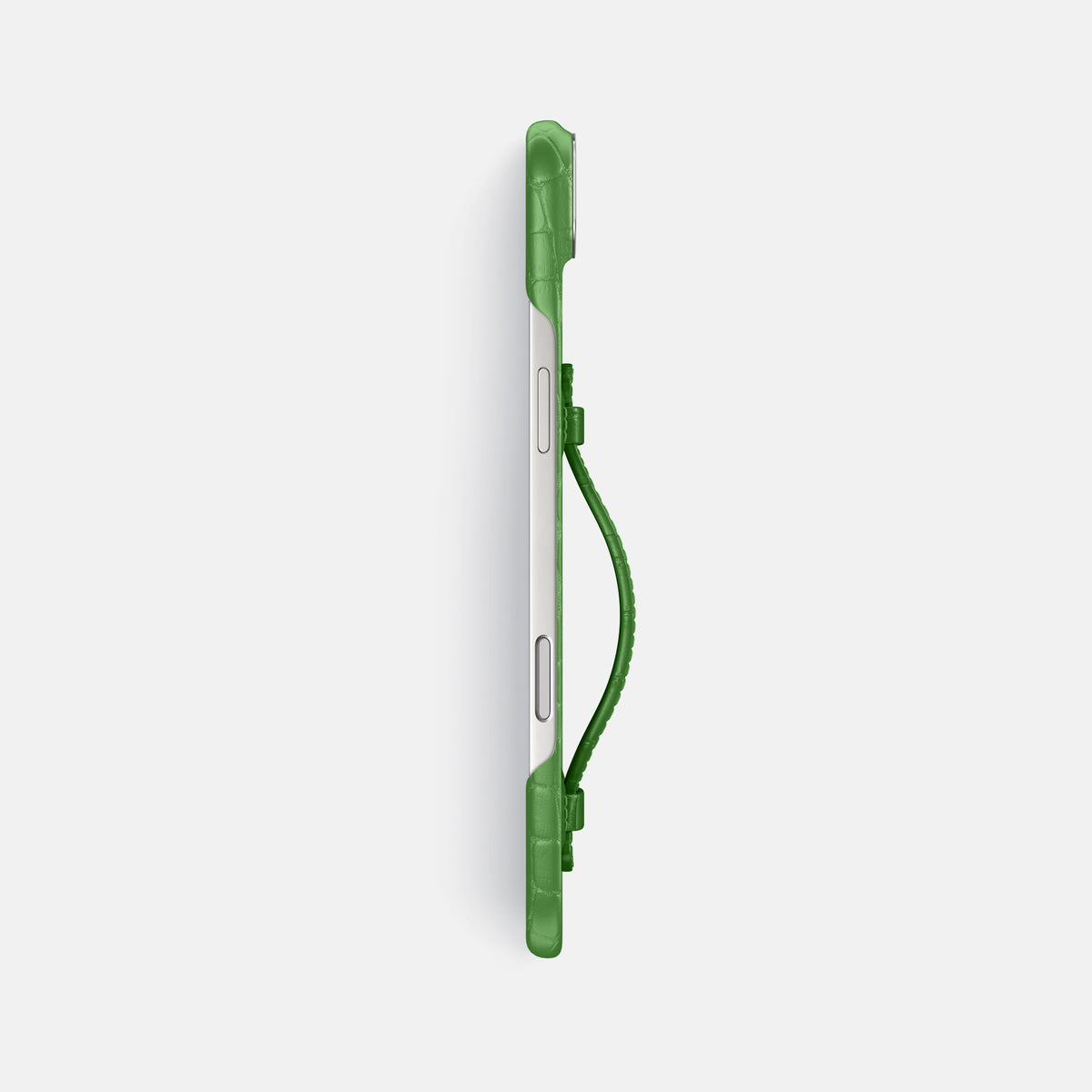 Center Handle For iPhone 17 Air In Alligator -3 | Apple-Green-Steel
