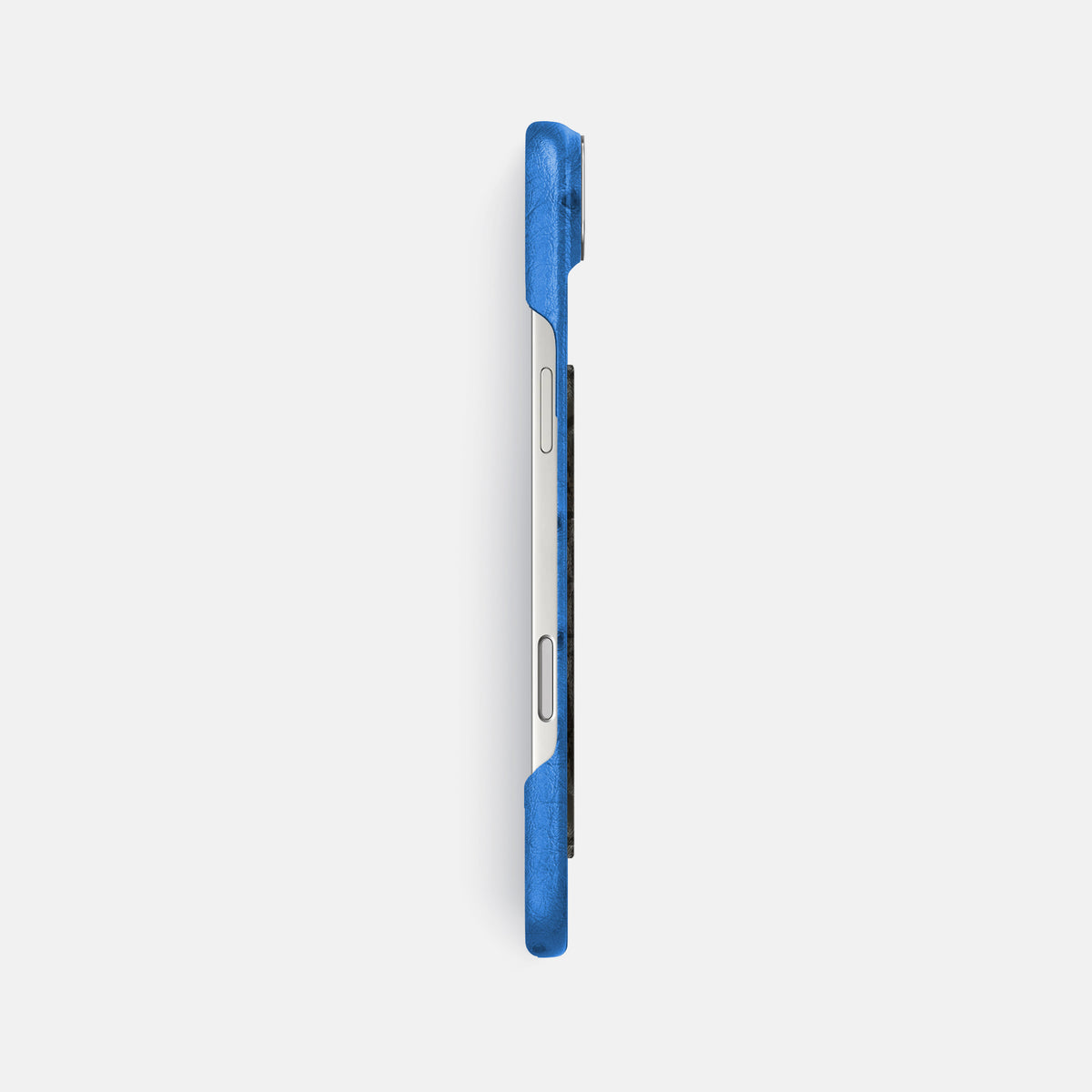 Classic Case With Carbon Dragon For iPhone 17 Air In Ostrich -3 | Royal-Blue-Steel
