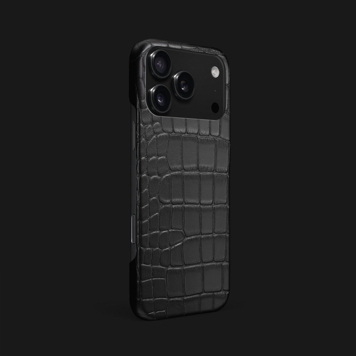 Slim Case Edition Black For iPhone 18 Pro Max In Alligator -2 | Edition-Black