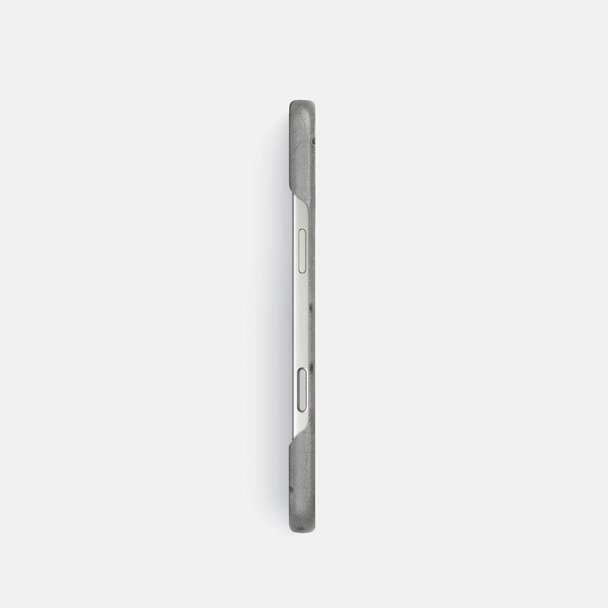 Slim Case For iPhone 17 Pro In Ostrich -3 | Silver