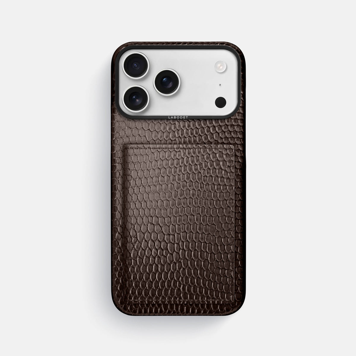 Bi-Fold Case For iPhone 18 Pro Max In Lizard -1 | Brown-Black