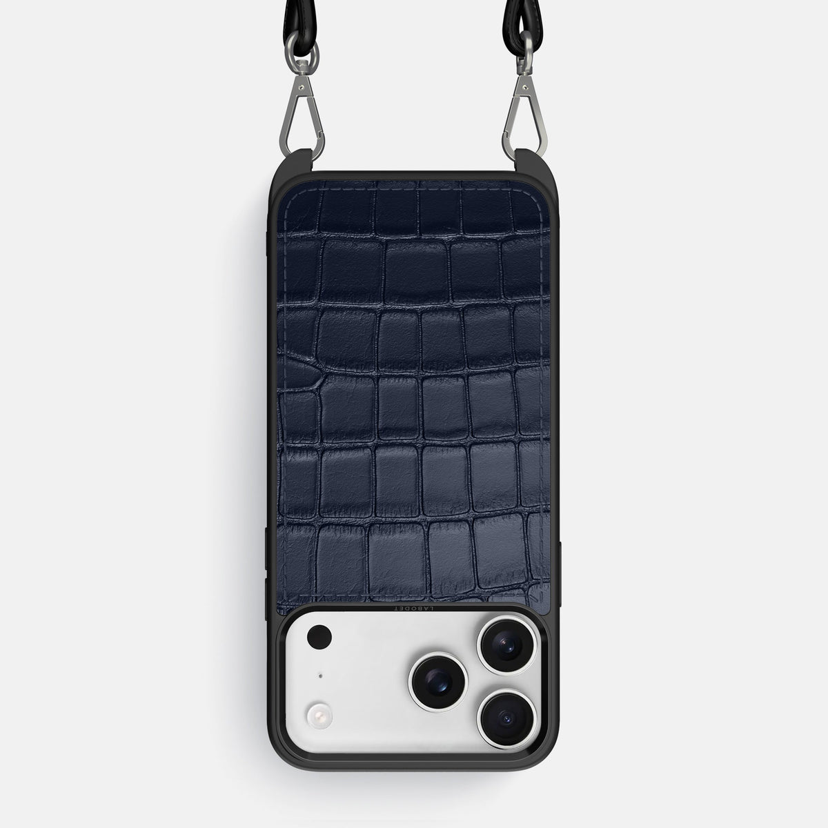 Crossbody Sport Case For iPhone 18 Pro Max In Alligator -1 | Navy-Blue