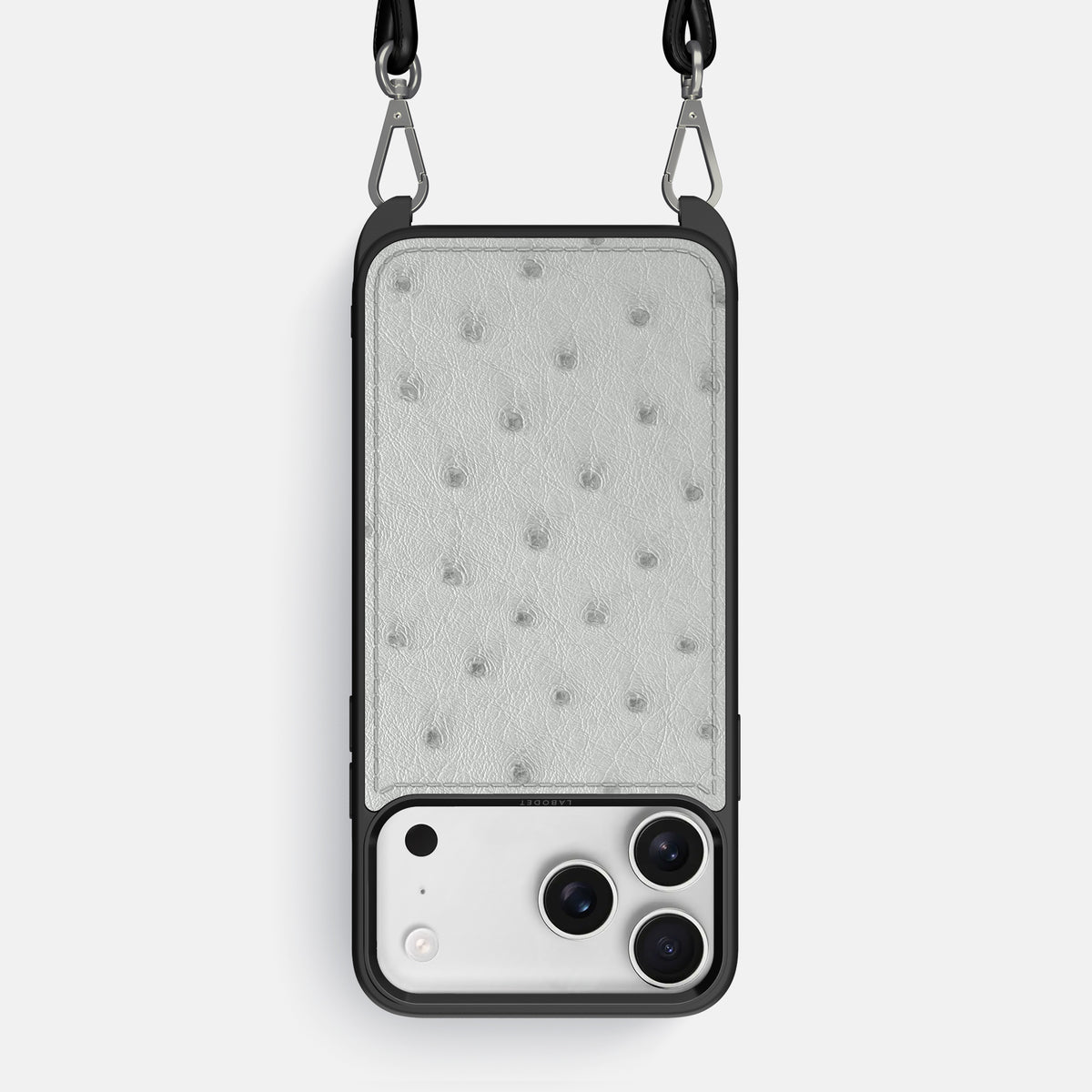 Crossbody Sport Case For iPhone 17 Pro Max In Ostrich -1 | White