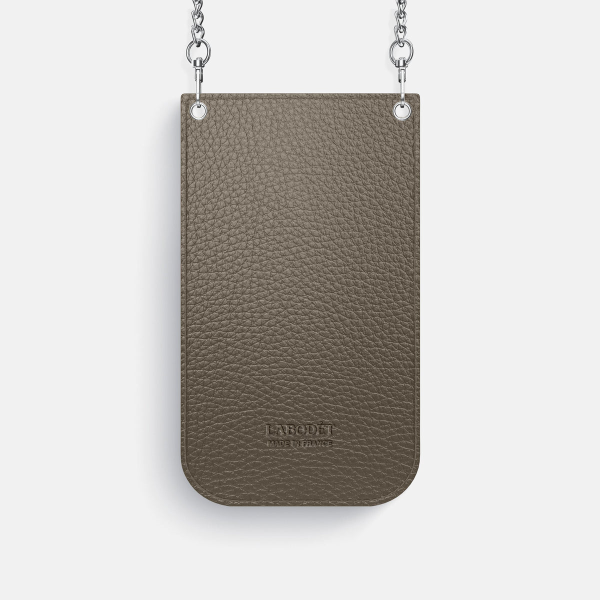 Crossbody Bag For iPhone 18 Pro In Ostrich -3 | Grey-Steel