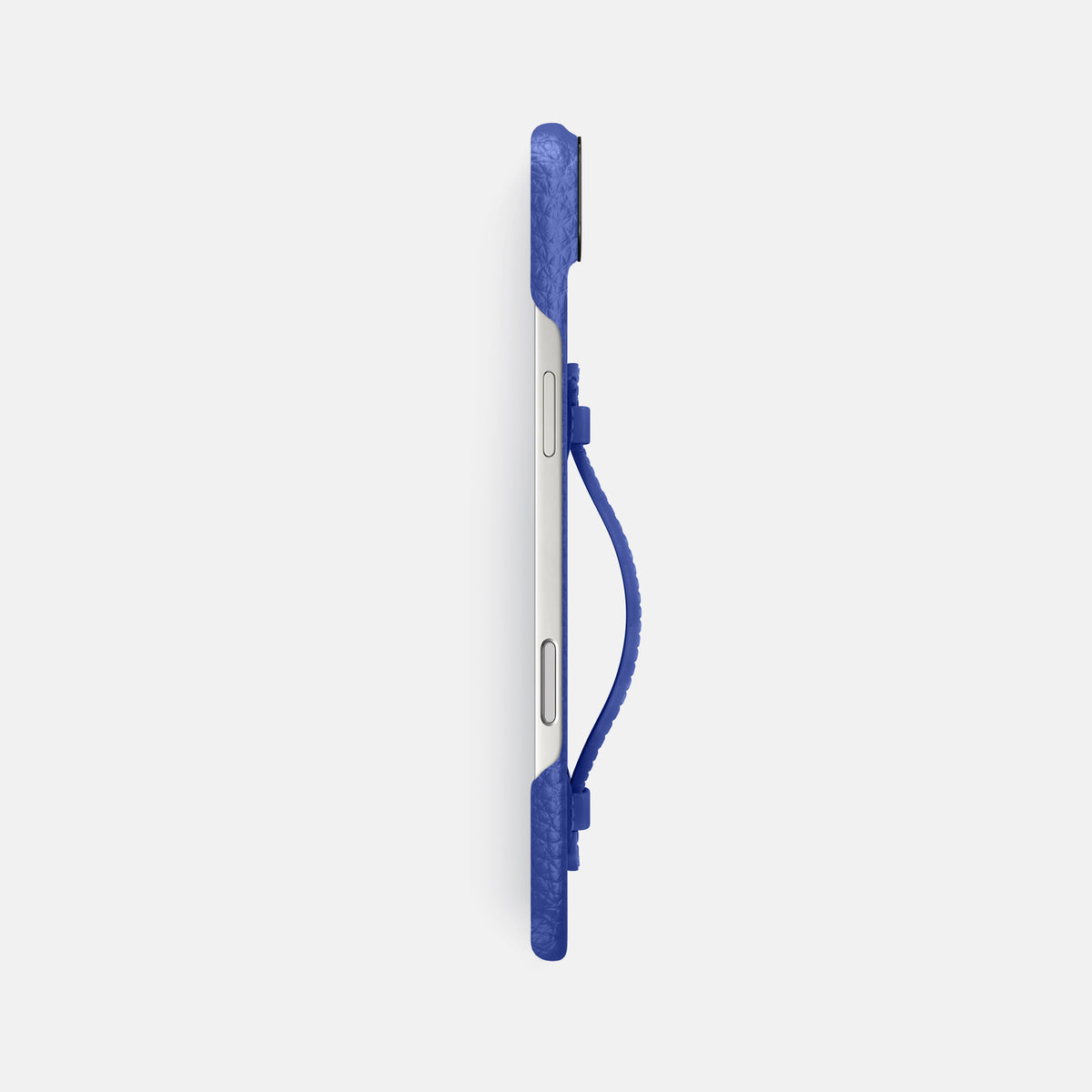 Center Handle For iPhone 17 Air In Calf -2 | Royal-Blue-Black