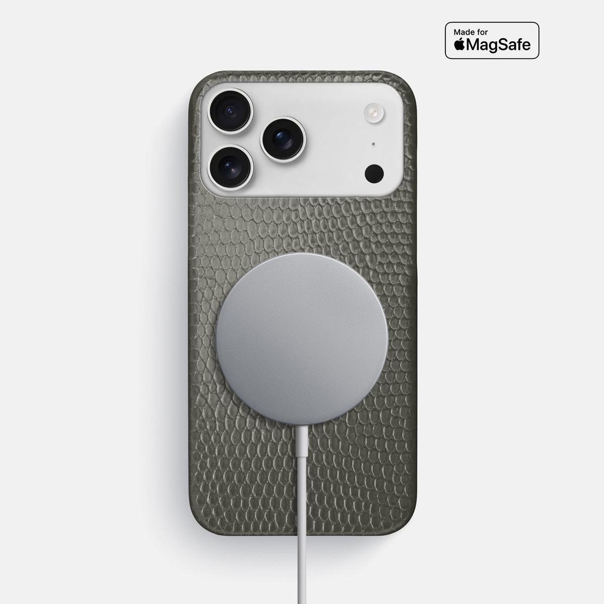 Slim Case For iPhone 18 Pro Max In Lizard -5 | Grey