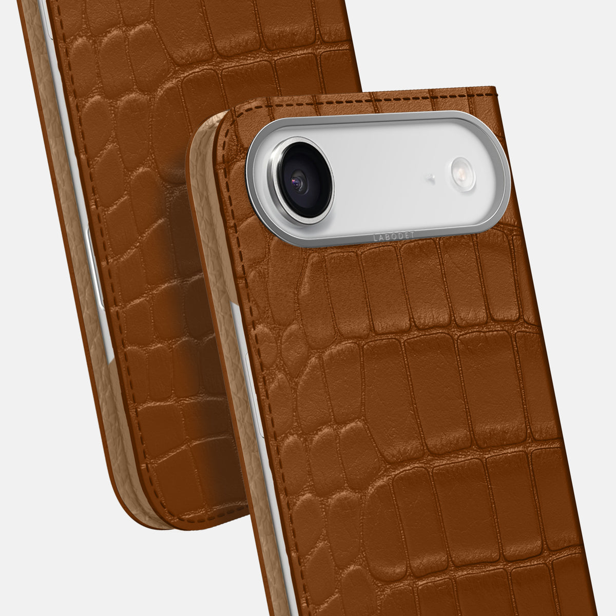 Folio Case For iPhone 17 Air In Alligator -5 | Honey-Steel