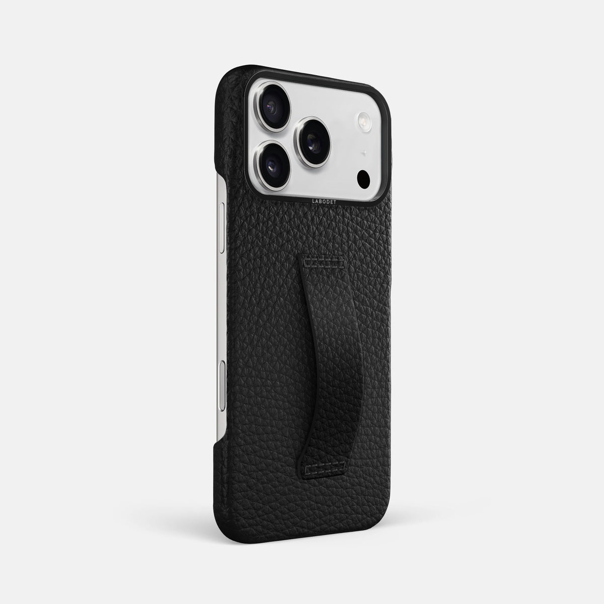 Finger Case For iPhone 18 Pro Max In Calf -2 | Black-Black