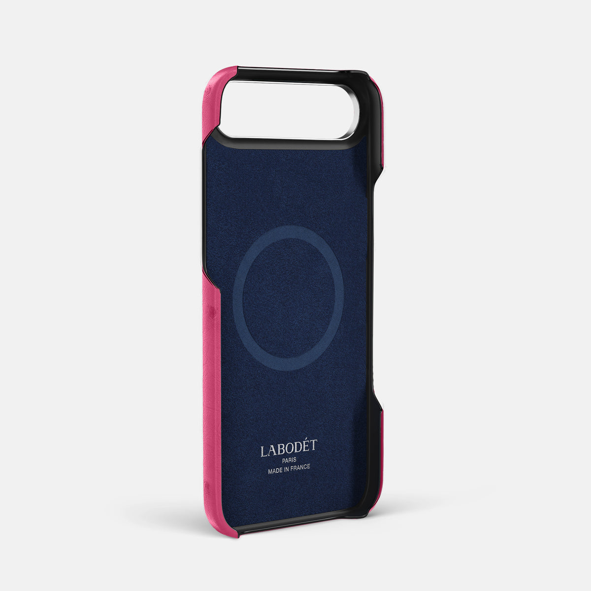 Classic Case For iPhone 17 Air In Ostrich -4 | Pink-Steel
