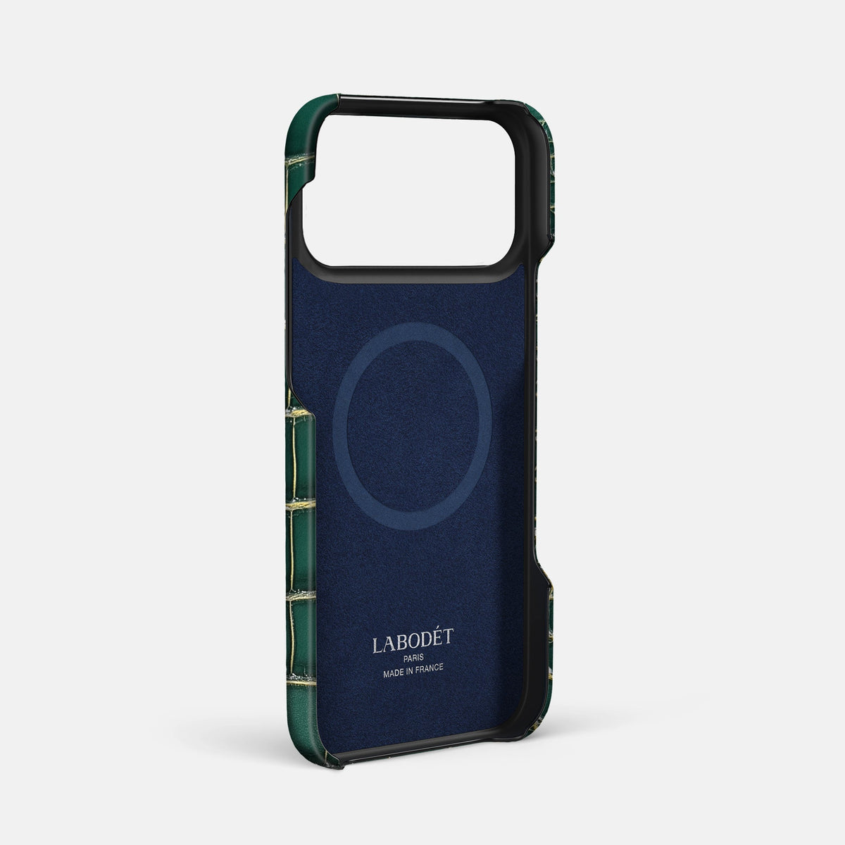 Slim Card Case For iPhone 18 Pro Max In Patina Alligator -4 | Cambridge