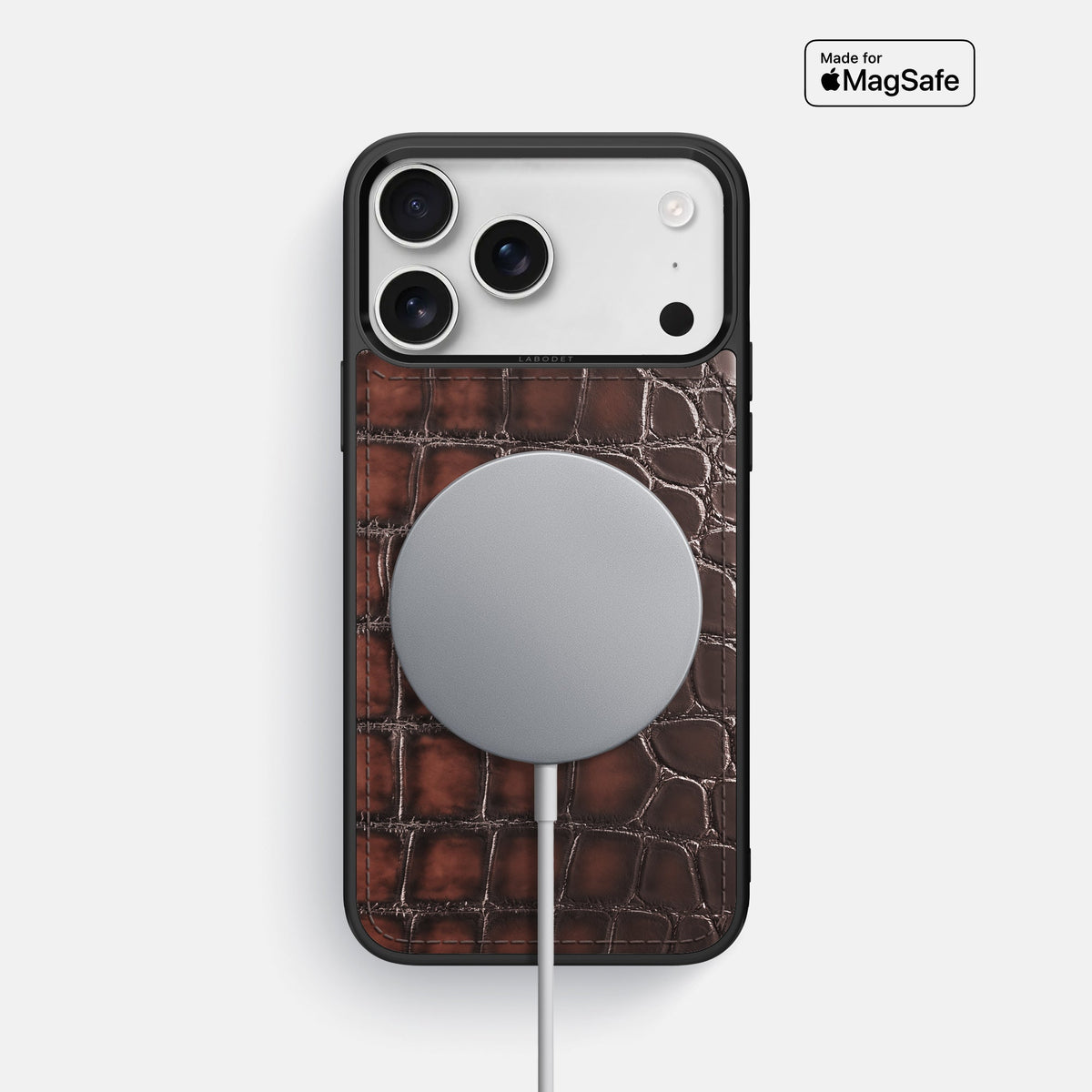 Sport Case For iPhone 18 Pro Max In Patina Alligator -5 | Havana-Brown