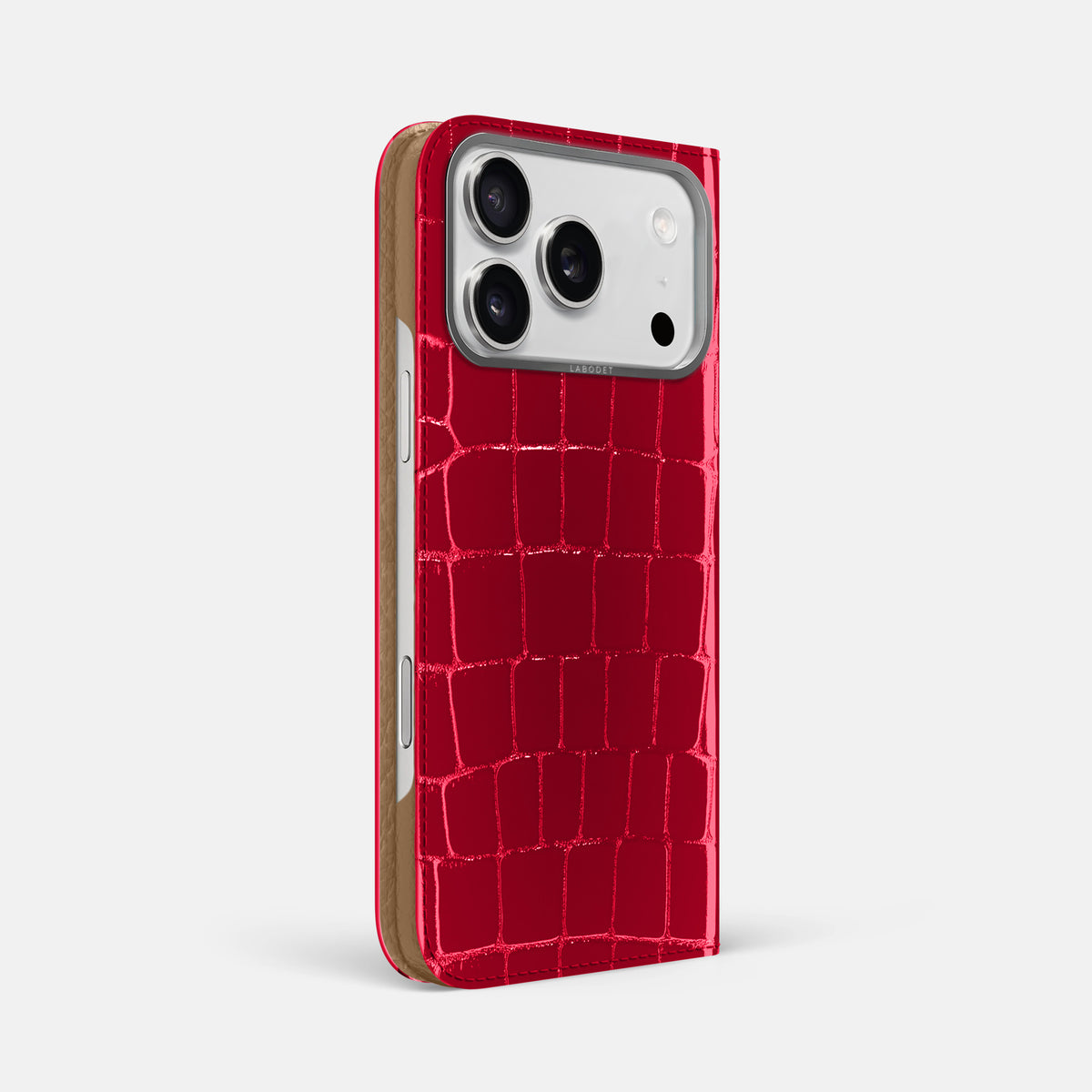 Folio Case For iPhone 17 Pro Max In Shiny Alligator -1 | Cherry-Steel
