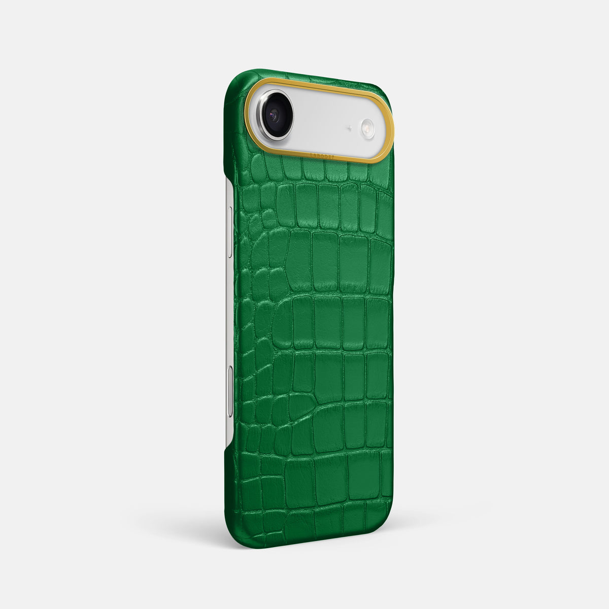 Classic Case For iPhone 17 Air In Alligator -2 | Forest-Green-Gold