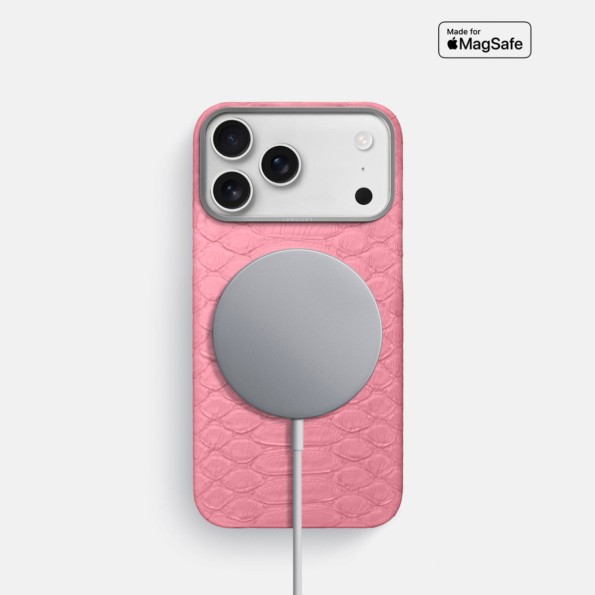 Classic Case For iPhone 18 Pro In Python -5 | Pink-Steel