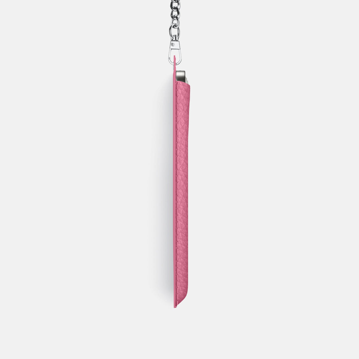 Crossbody Bag For iPhone 18 Pro In Calf -4 | Pink-Steel