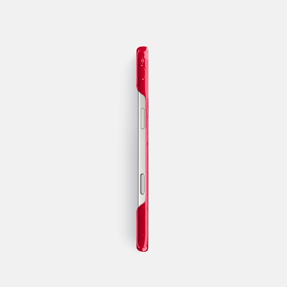 Slim Case For iPhone 17 Pro In Shiny Alligator -3 | Cherry