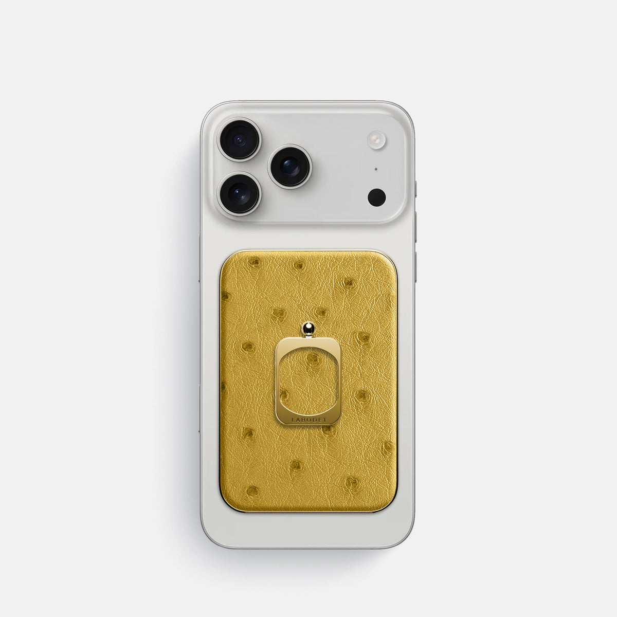 MagSafe Ring For iPhone 18 Pro In Ostrich -2 | Gold-Gold
