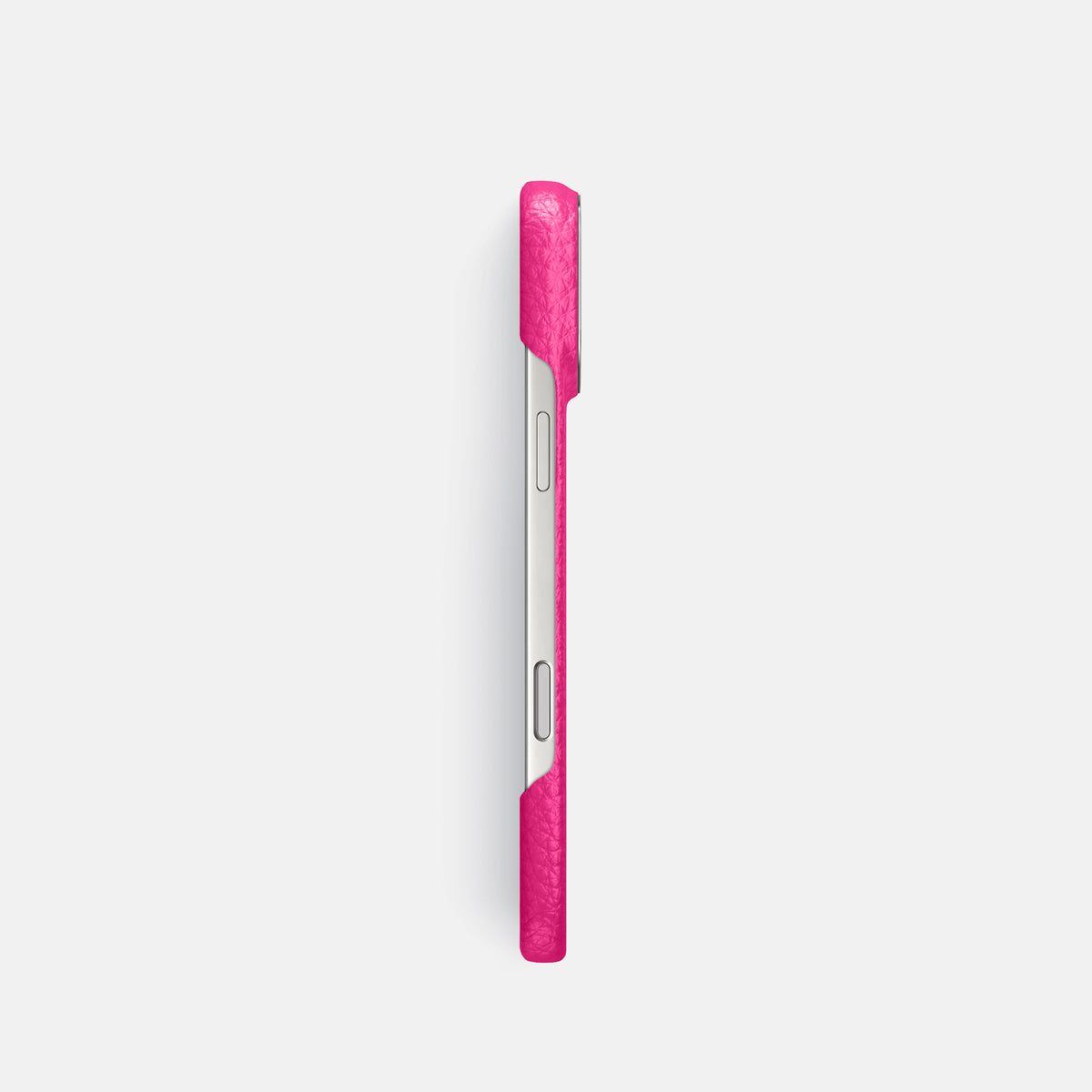 Classic Case For iPhone 17 Pro In Calf -3 | Magenta-Steel