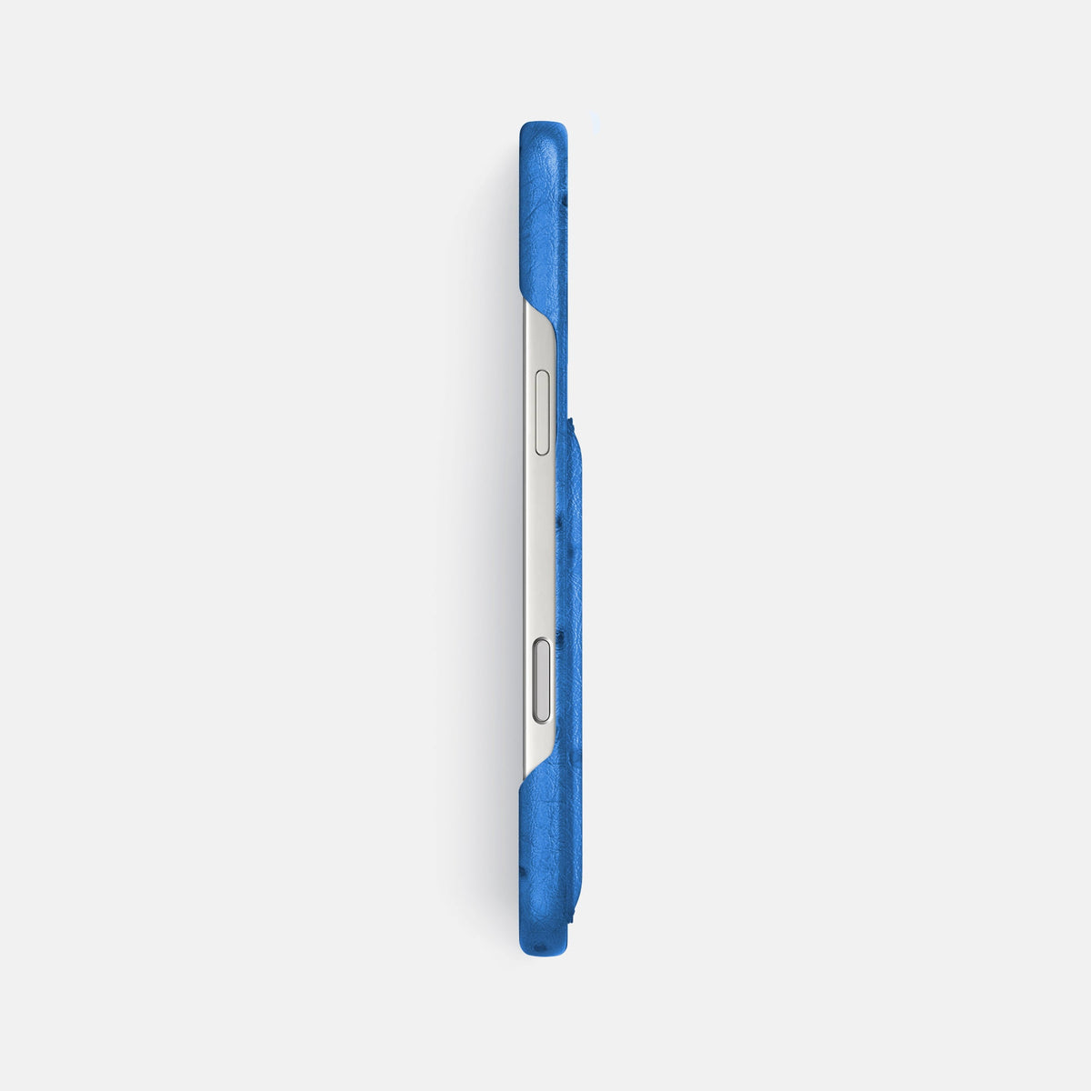 Slim Card Case For iPhone 18 Pro Max In Ostrich -3 | Royal-Blue