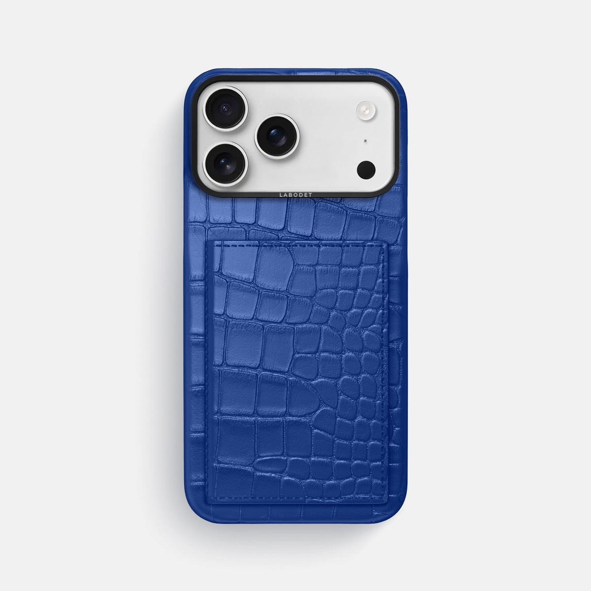Bi-Fold Case For iPhone 18 Pro Max In Alligator -1 | Royal-Blue-Black
