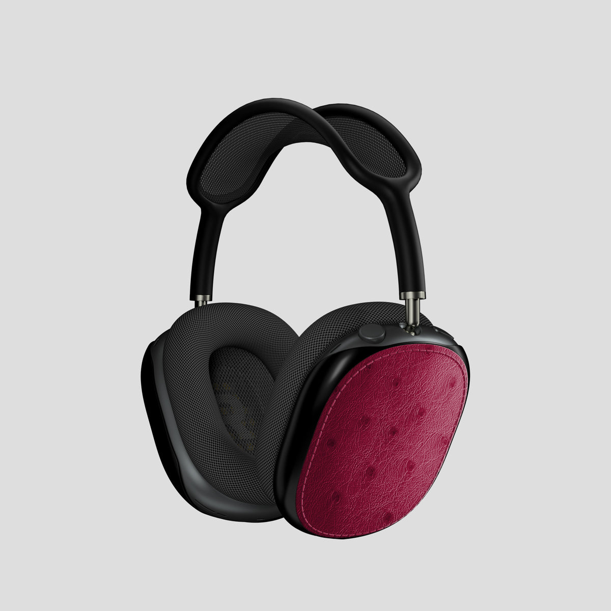 Shells For AirPods Max In Ostrich -1 | Bordeaux