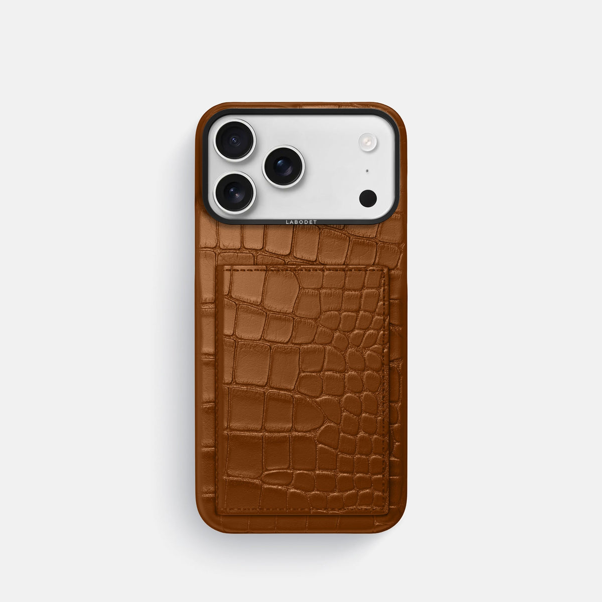 Bi-Fold Case For iPhone 18 Pro In Alligator -1 | Honey-Black
