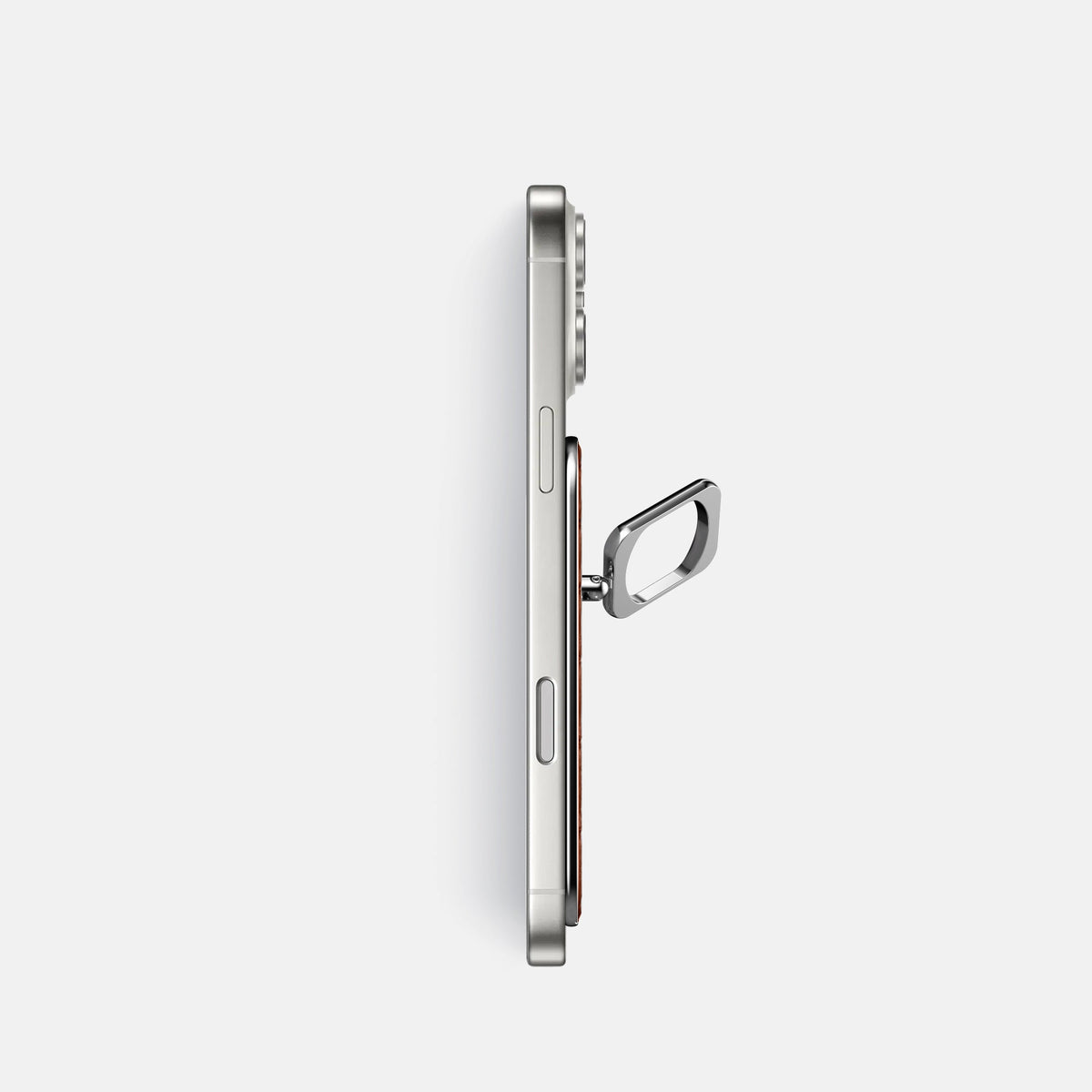 MagSafe Ring For iPhone 18 Pro In Python -3 | Medium-Brown-Steel