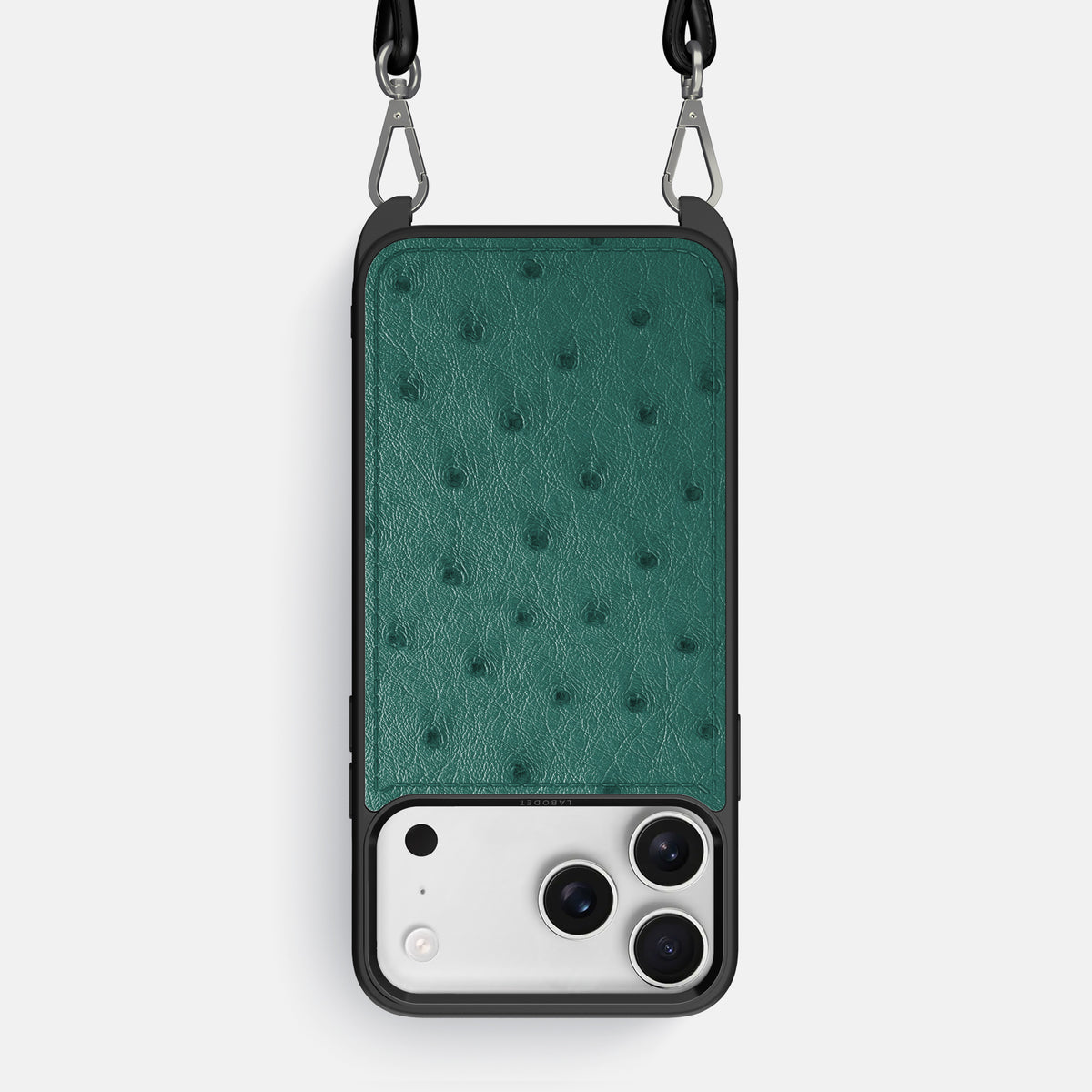 Crossbody Sport Case For iPhone 17 Pro Max In Ostrich -1 | Forest-Green